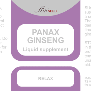 leaflet ginseng tincture